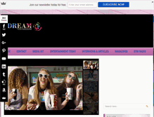 Tablet Screenshot of dreamteenmagazine.net